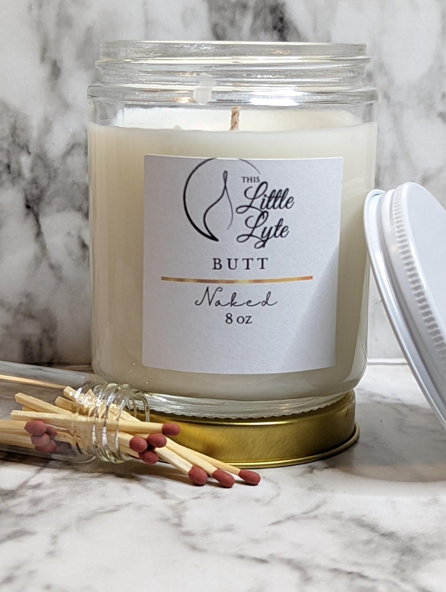 Butt Naked Candle