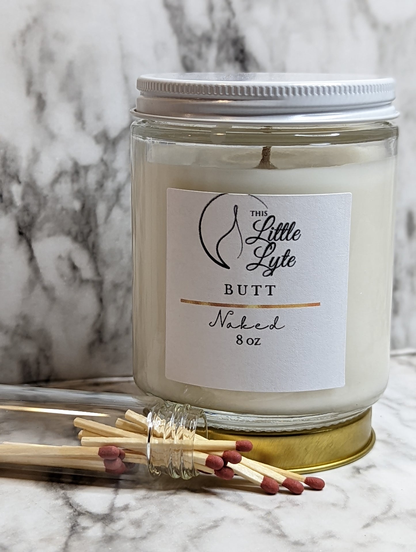 Butt Naked Candle